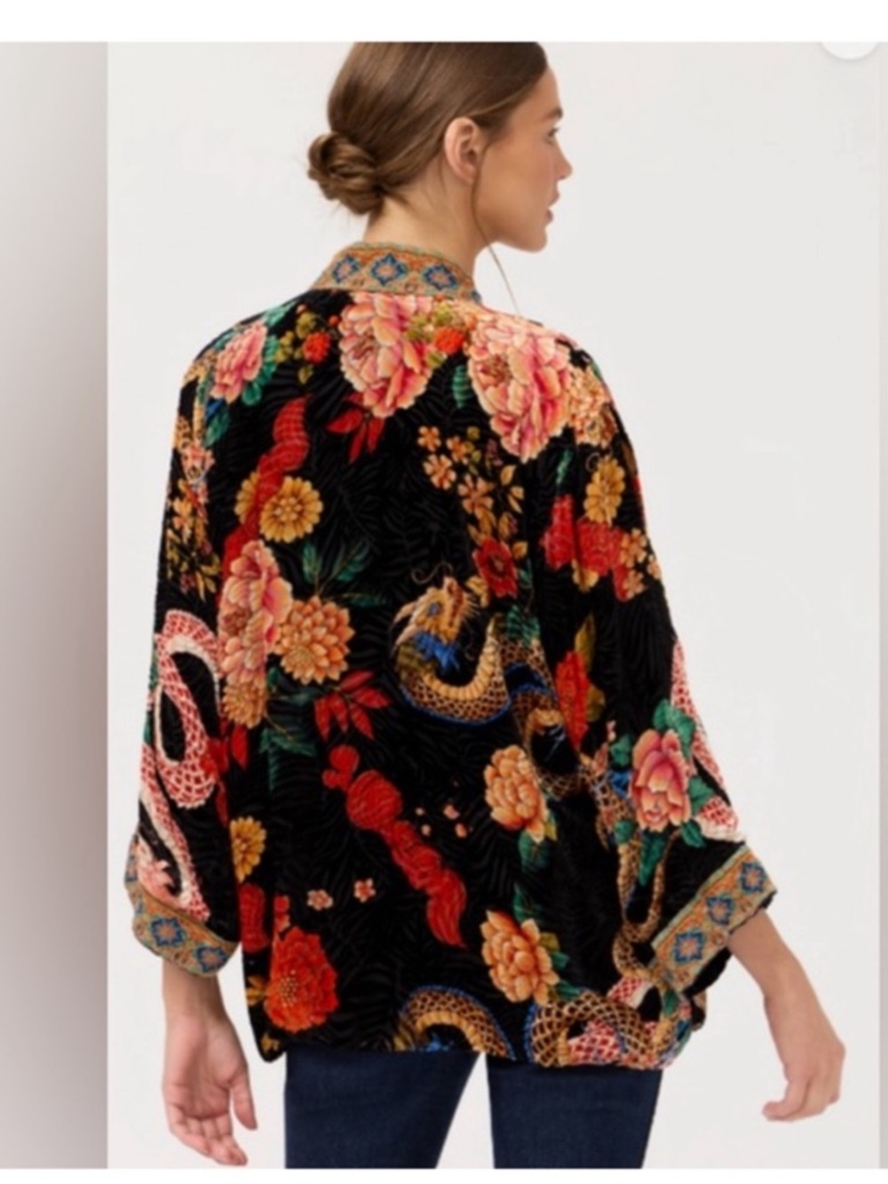 NWT JOHNNY WAS MERHAWI KIMONO - Picture 3 of 9